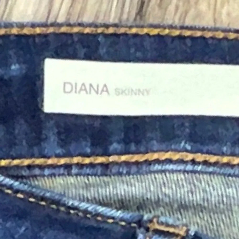 Kut from the Kloth Diana Skinny Jeans Dark Wash Denim KP4880ME1N Size 2